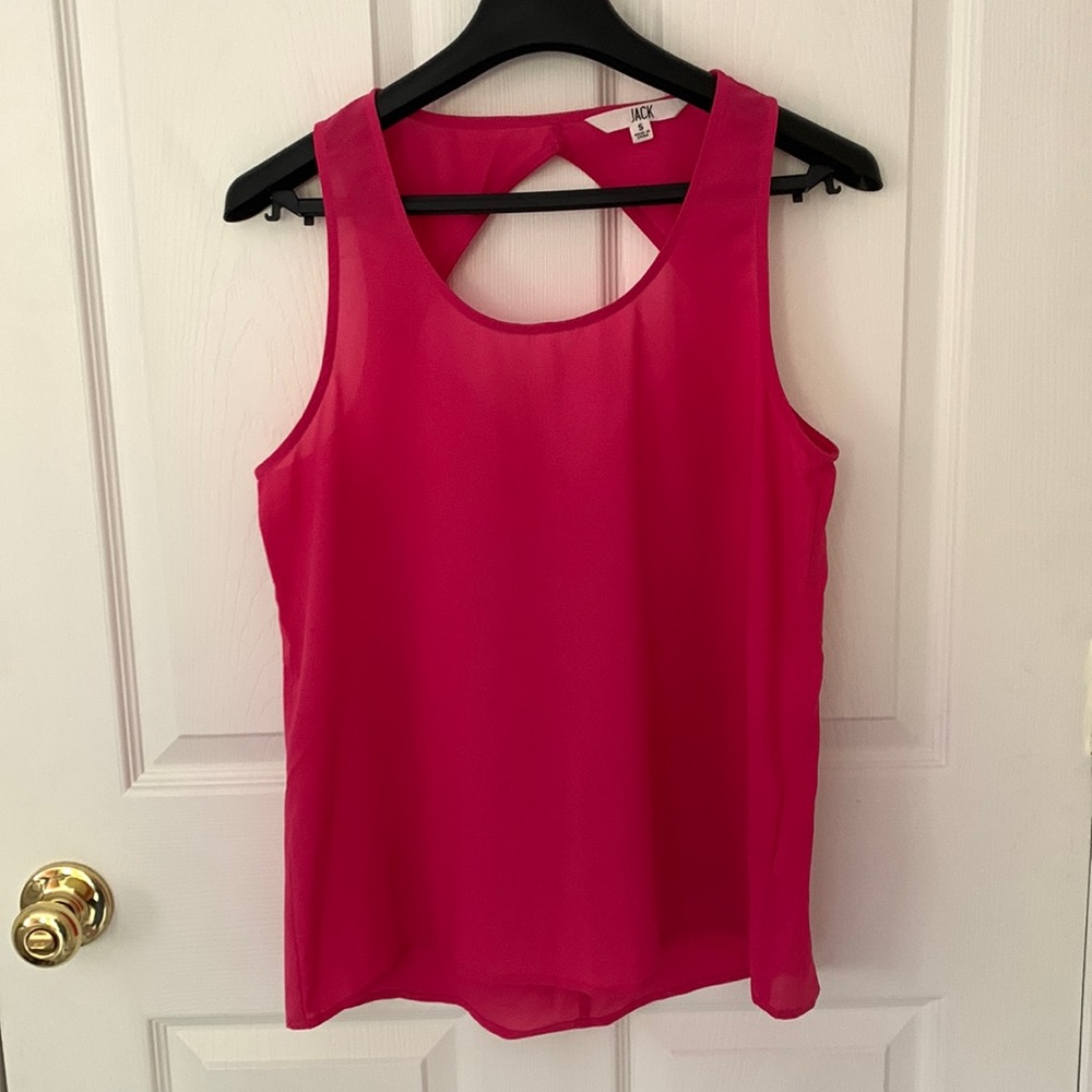 Hot pink tank